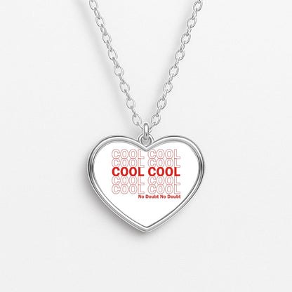 Cool Cool Cool No Doubt White - B99 Heart Necklace