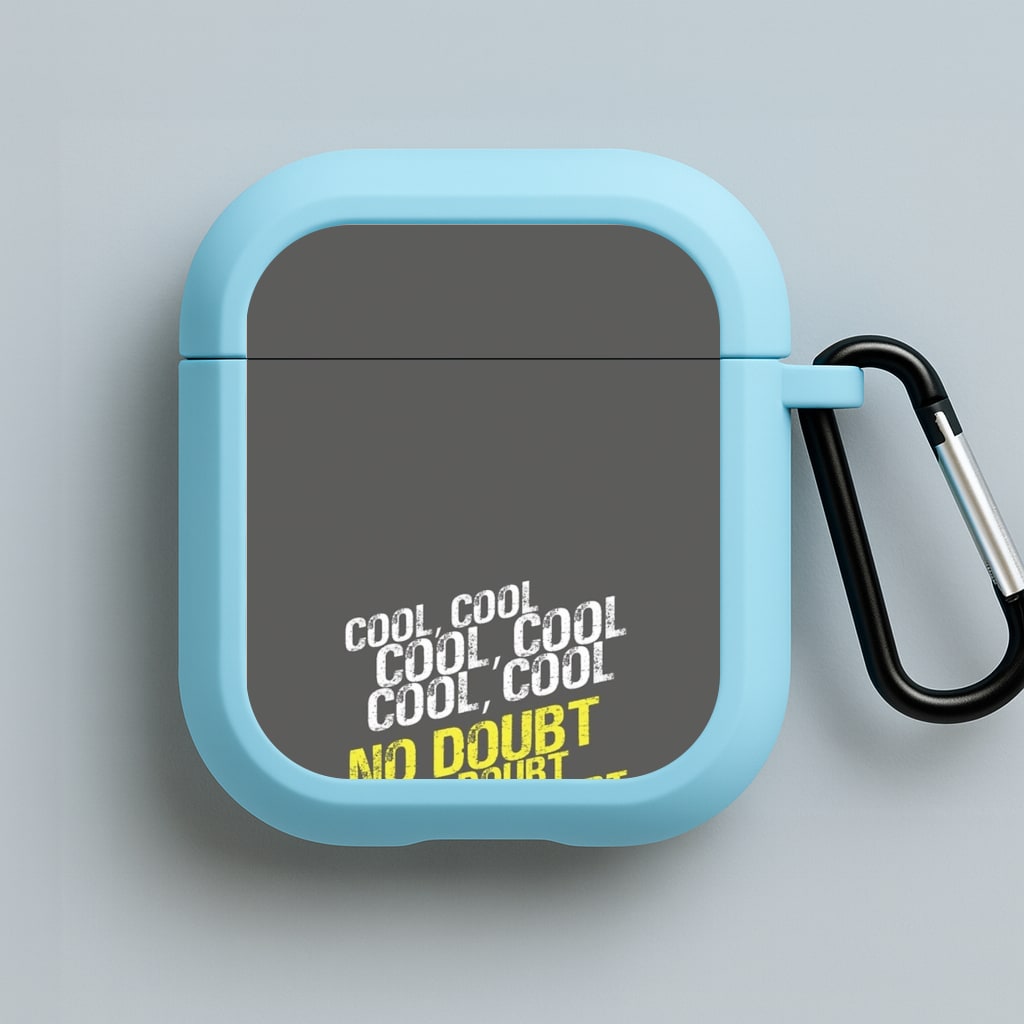 Cool Cool Cool No Doubt Grey - B99 Blue AirPods Case
