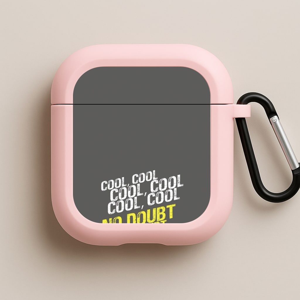 Cool Cool Cool No Doubt Grey - B99 Pink AirPods Case