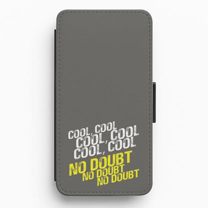 Cool Cool Cool No Doubt Grey - B99 Flip / Wallet Phone Case