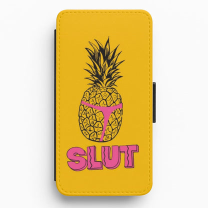 Holt's Pineapple Shirt Design - B99 Flip / Wallet Phone Case