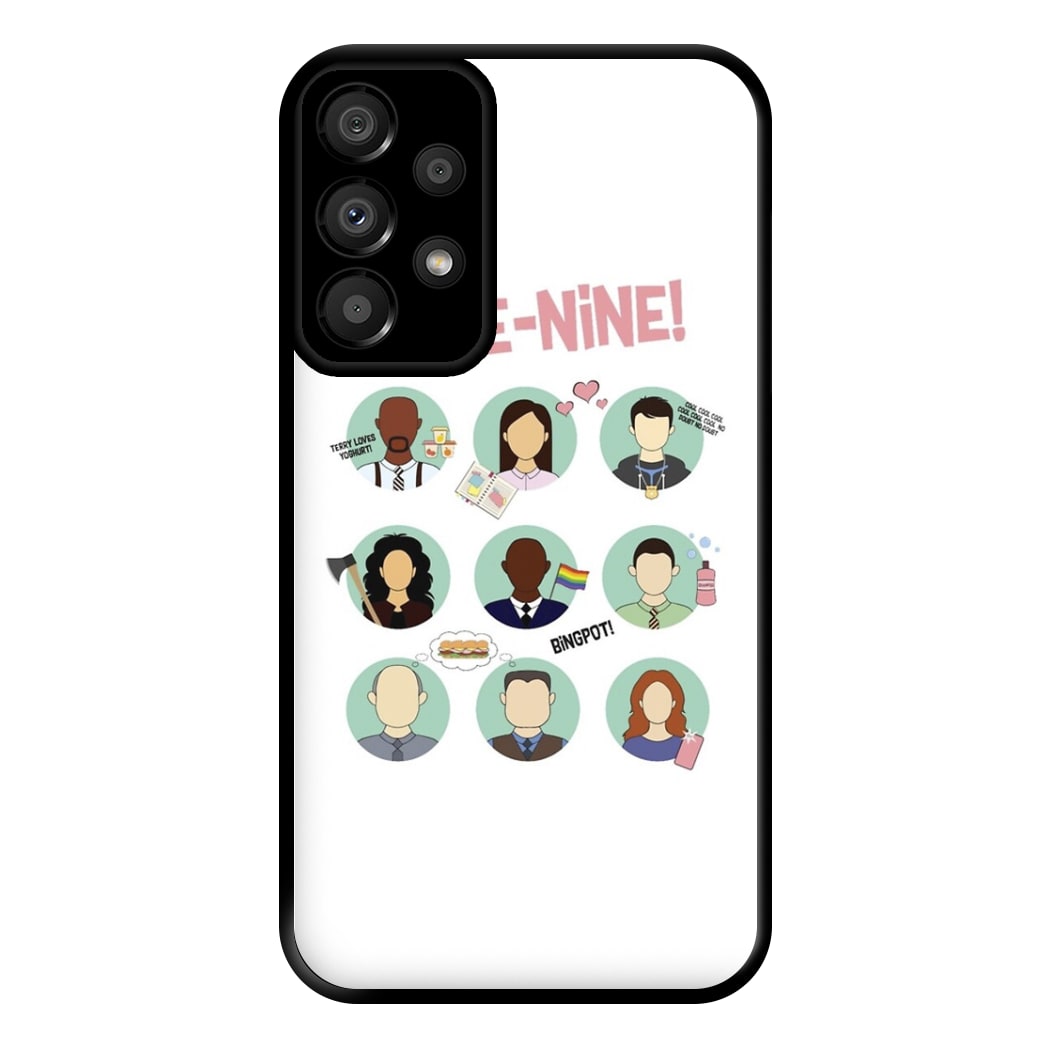 Nine Nine Characters - B99 Phone Case for Galaxy A33