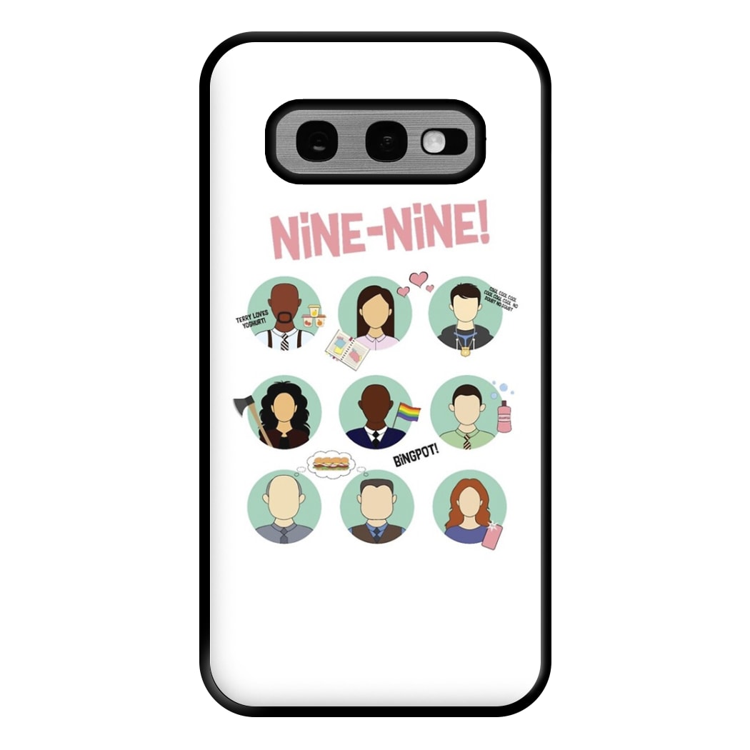 Nine Nine Characters - B99 Phone Case for Galaxy S10e