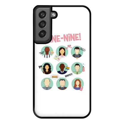 Nine Nine Characters - B99 Phone Case for Galaxy S21FE