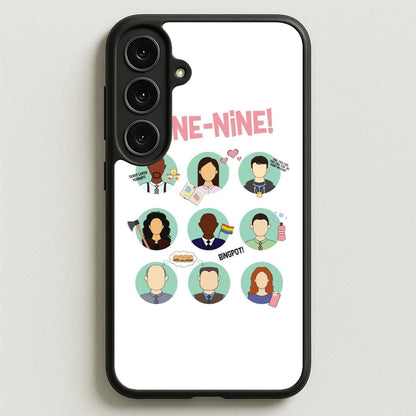 Nine Nine Characters - B99 Phone Case for Galaxy S25FE