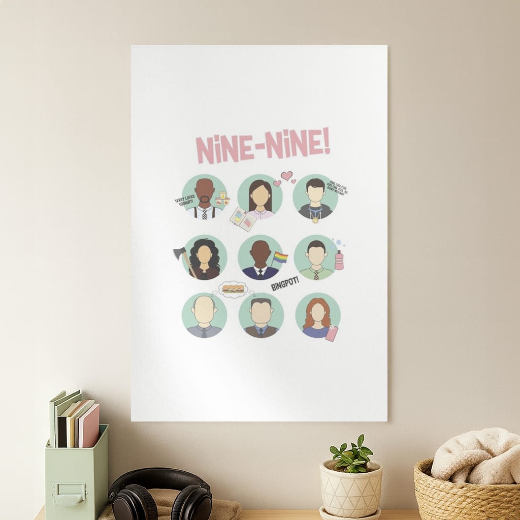 Nine Nine Characters - B99 Poster