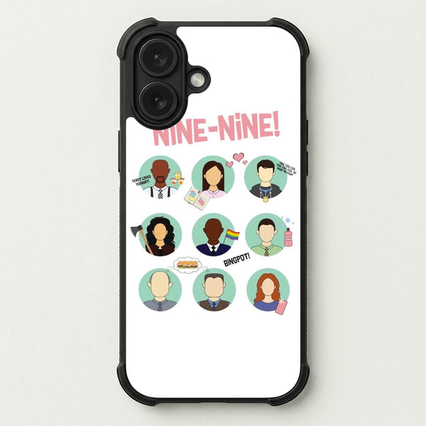 Nine Nine Characters - B99 Phone Case — Bumper case