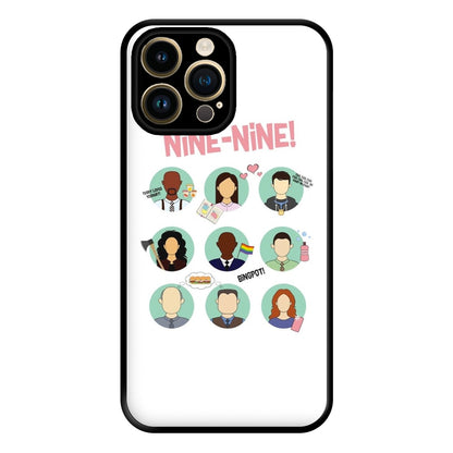 Nine Nine Characters - B99 Phone Case for iPhone 14 Pro Max