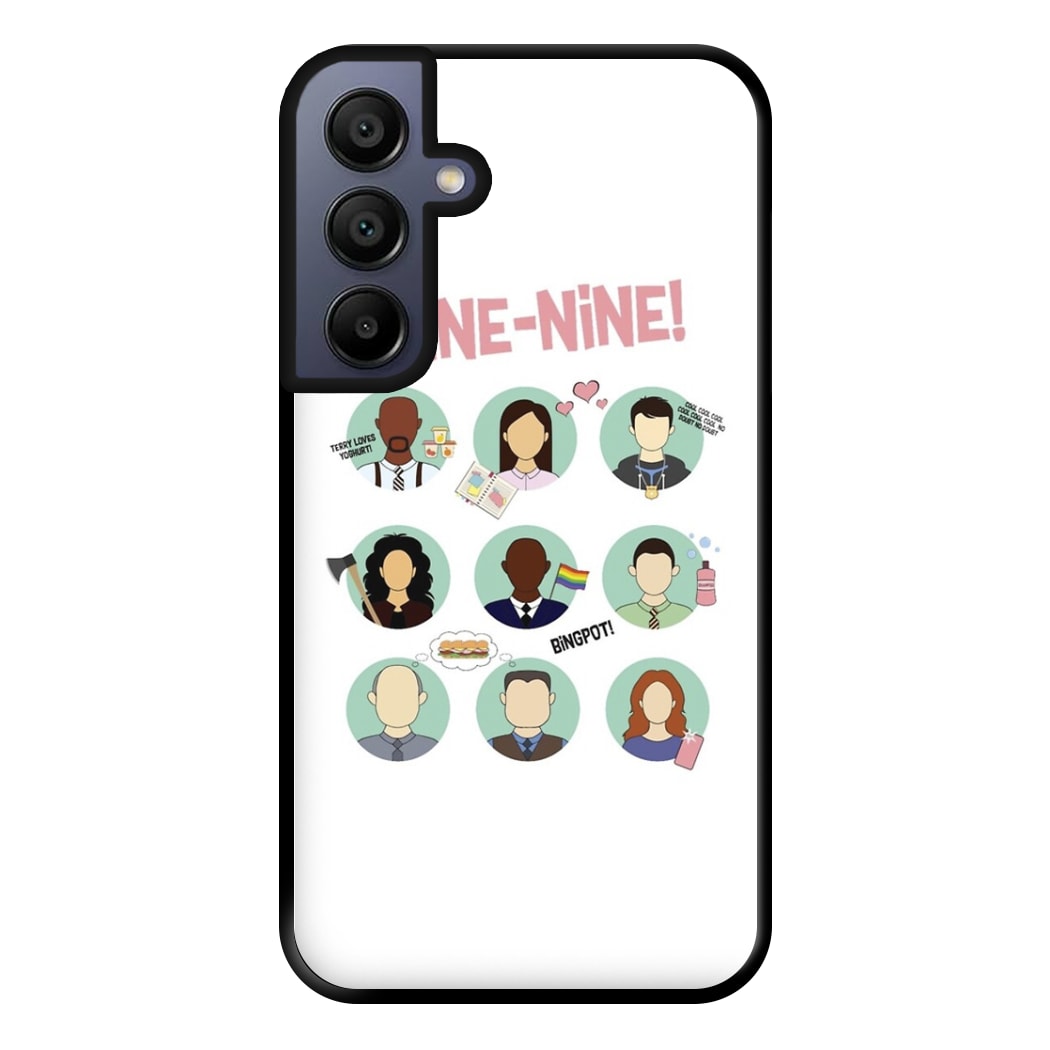 Nine Nine Characters - B99 Phone Case for Galaxy A15