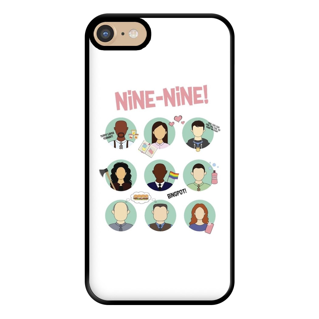 Nine Nine Characters - B99 Phone Case for iPhone 6 / 7 / 8 / SE