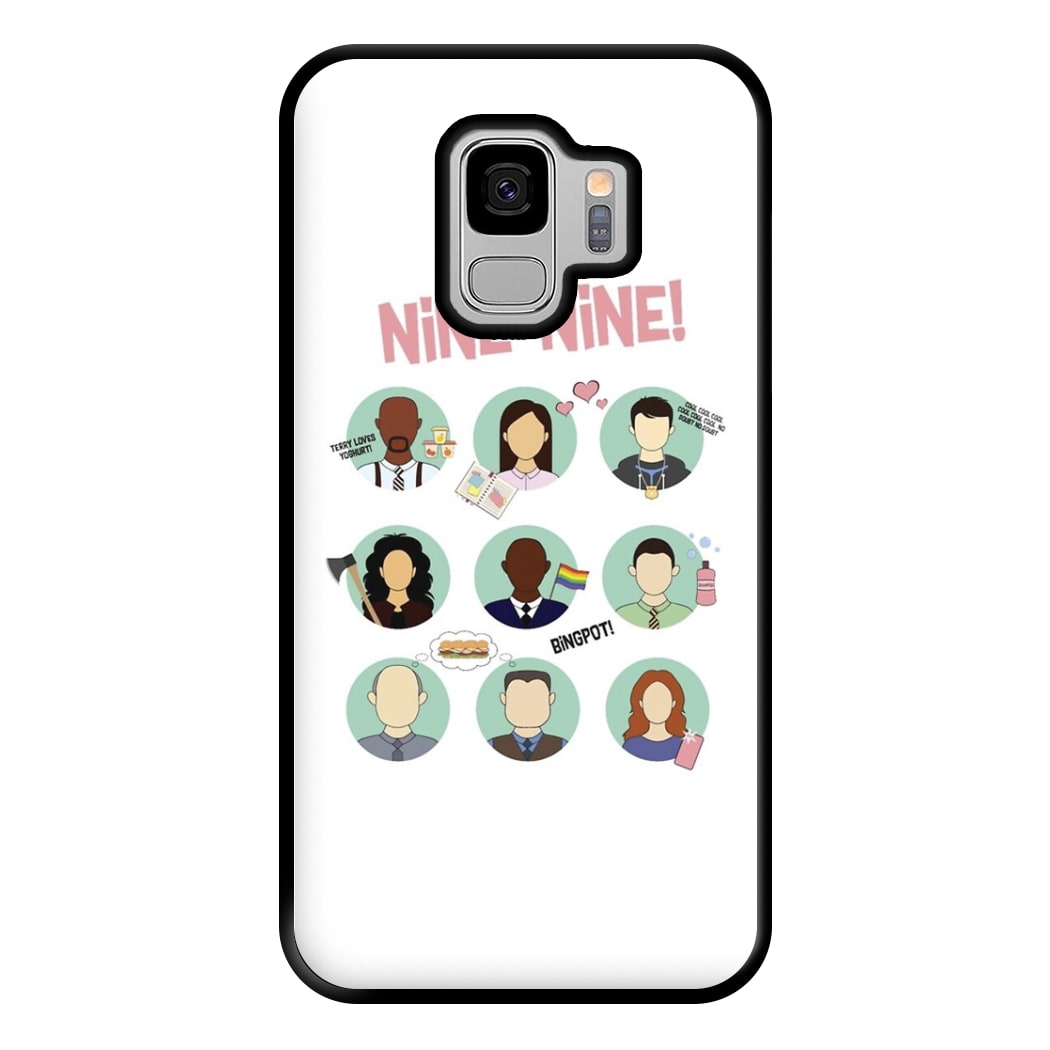 Nine Nine Characters - B99 Phone Case for Galaxy S9 Plus