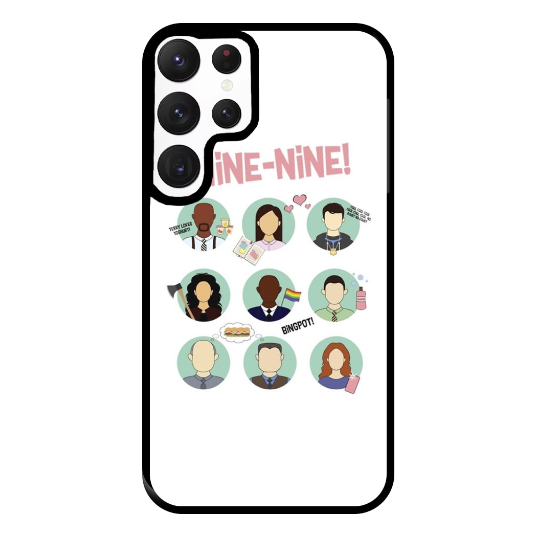 Nine Nine Characters - B99 Phone Case for Galaxy S22 Ultra