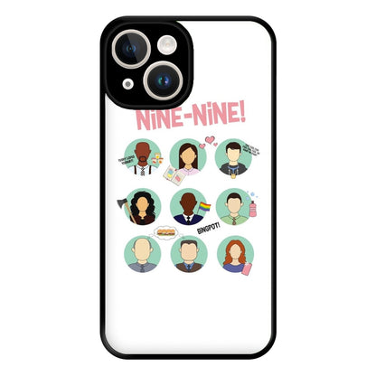 Nine Nine Characters - B99 Phone Case for iPhone 14