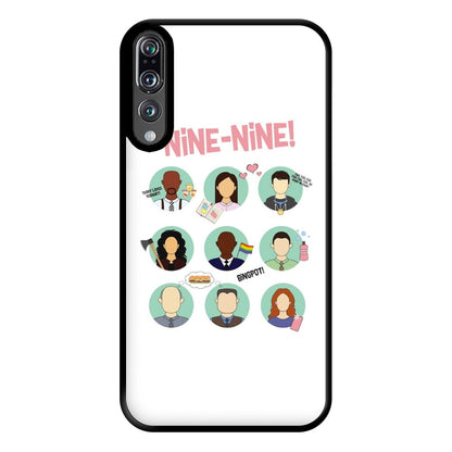 Nine Nine Characters - B99 Phone Case for Huawei P20 Pro