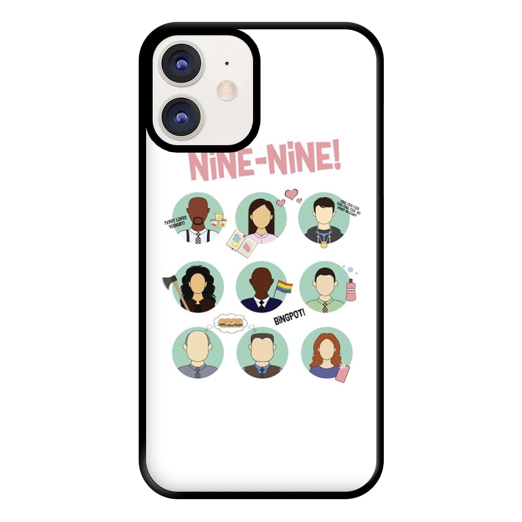 Nine Nine Characters - B99 Phone Case for iPhone 11