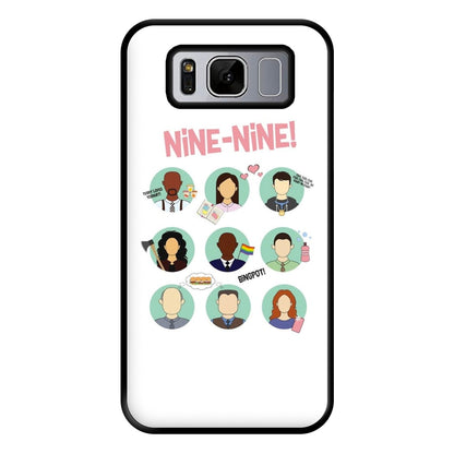 Nine Nine Characters - B99 Phone Case for Galaxy S8 Plus