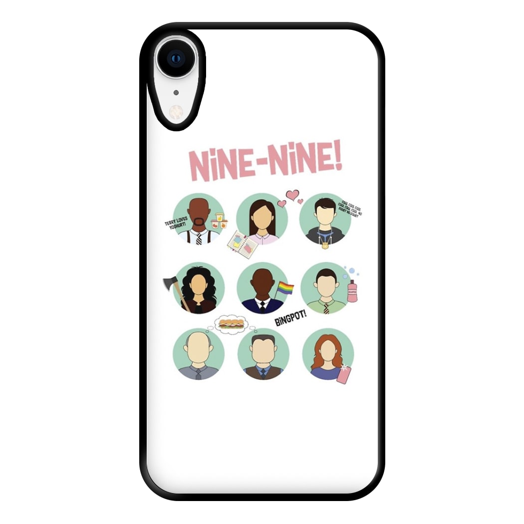 Nine Nine Characters - B99 Phone Case for iPhone XR