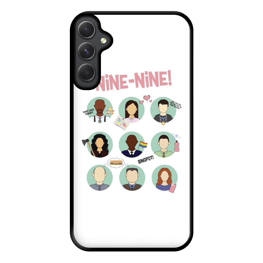 Nine Nine Characters - B99 Phone Case for Galaxy A14