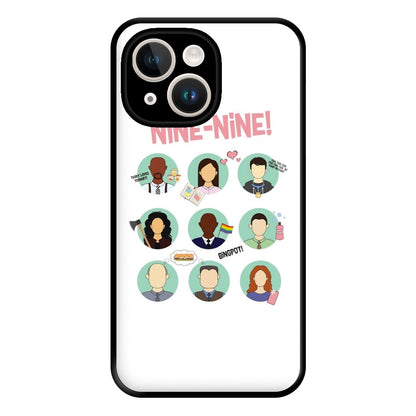 Nine Nine Characters - B99 Phone Case for iPhone 14 Plus