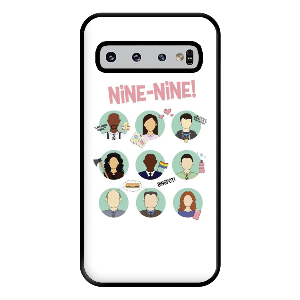 Nine Nine Characters - B99 Phone Case for Galaxy S10 Plus