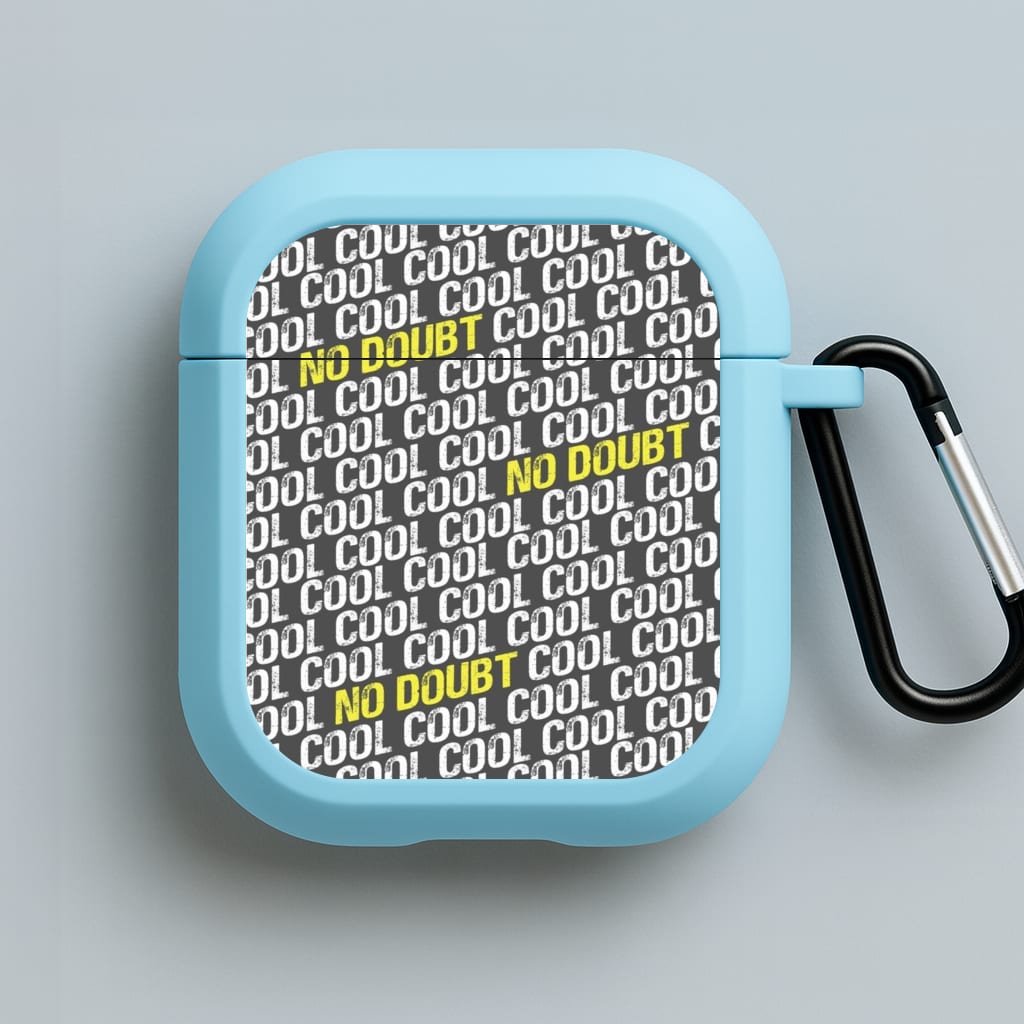 Cool Cool Cool No Doubt Pattern - B99 Blue AirPods Case