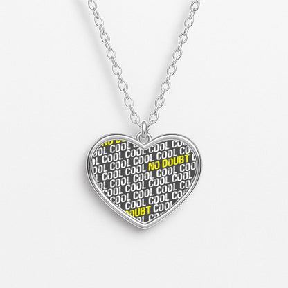 Cool Cool Cool No Doubt Pattern - B99 Heart Necklace