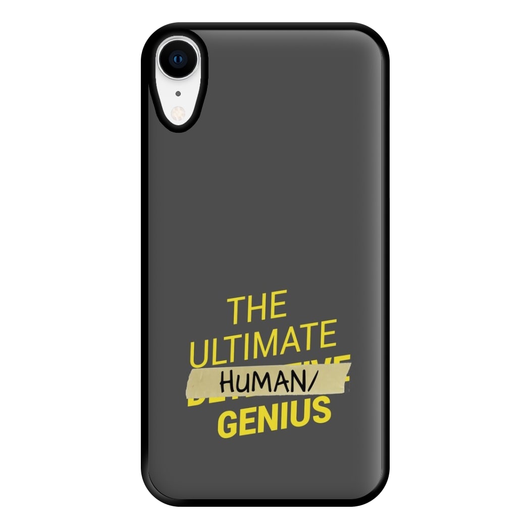 The Ultimate Human Genius - B99 Phone Case for iPhone XR