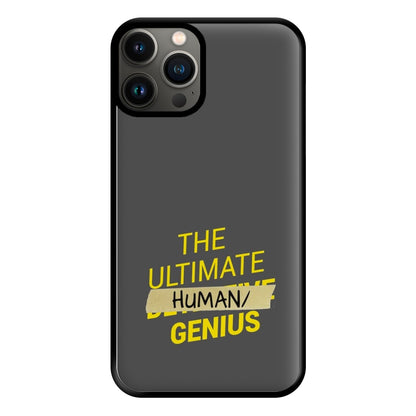 The Ultimate Human Genius - B99 Phone Case for iPhone 13 Pro Max