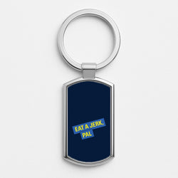 Eat A jerk, Pal - B99 Silver Keyring