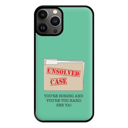 Unsolved Case - B99 Phone Case for iPhone 13 Pro Max