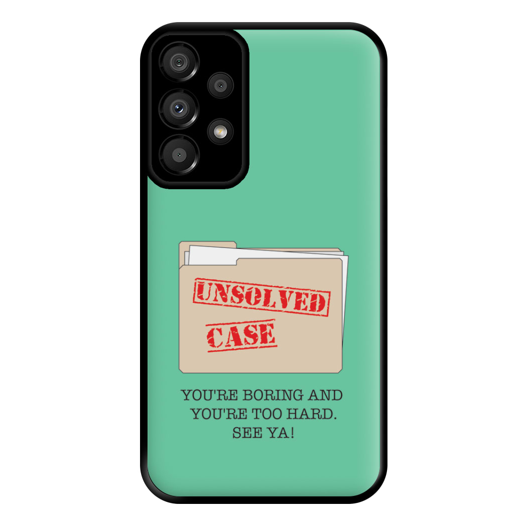 Unsolved Case - B99 Phone Case for Galaxy A33