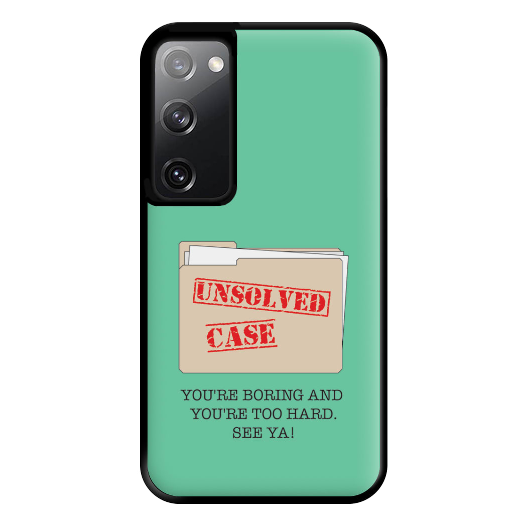 Unsolved Case - B99 Phone Case for Galaxy S20