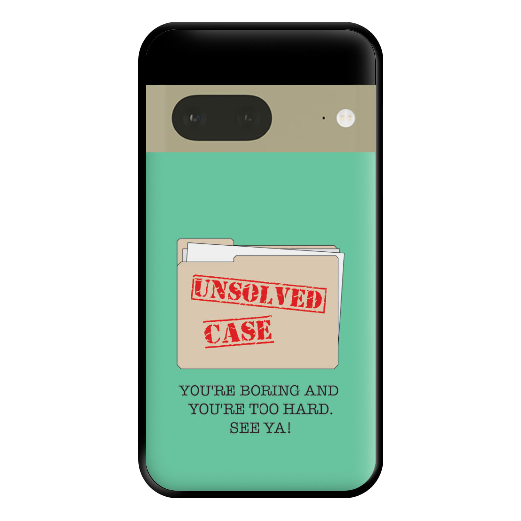 Unsolved Case - B99 Phone Case for Google Pixel 7a