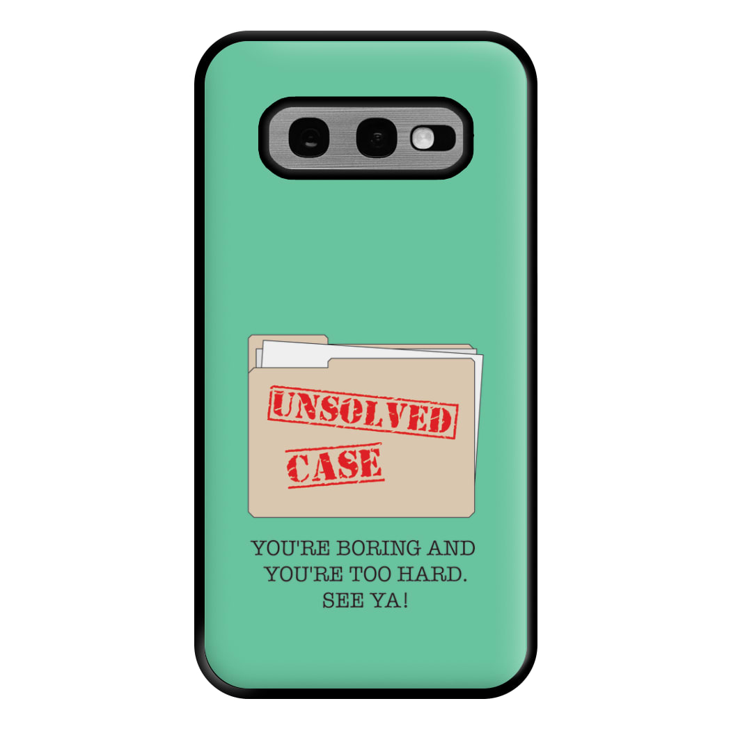 Unsolved Case - B99 Phone Case for Galaxy S10e