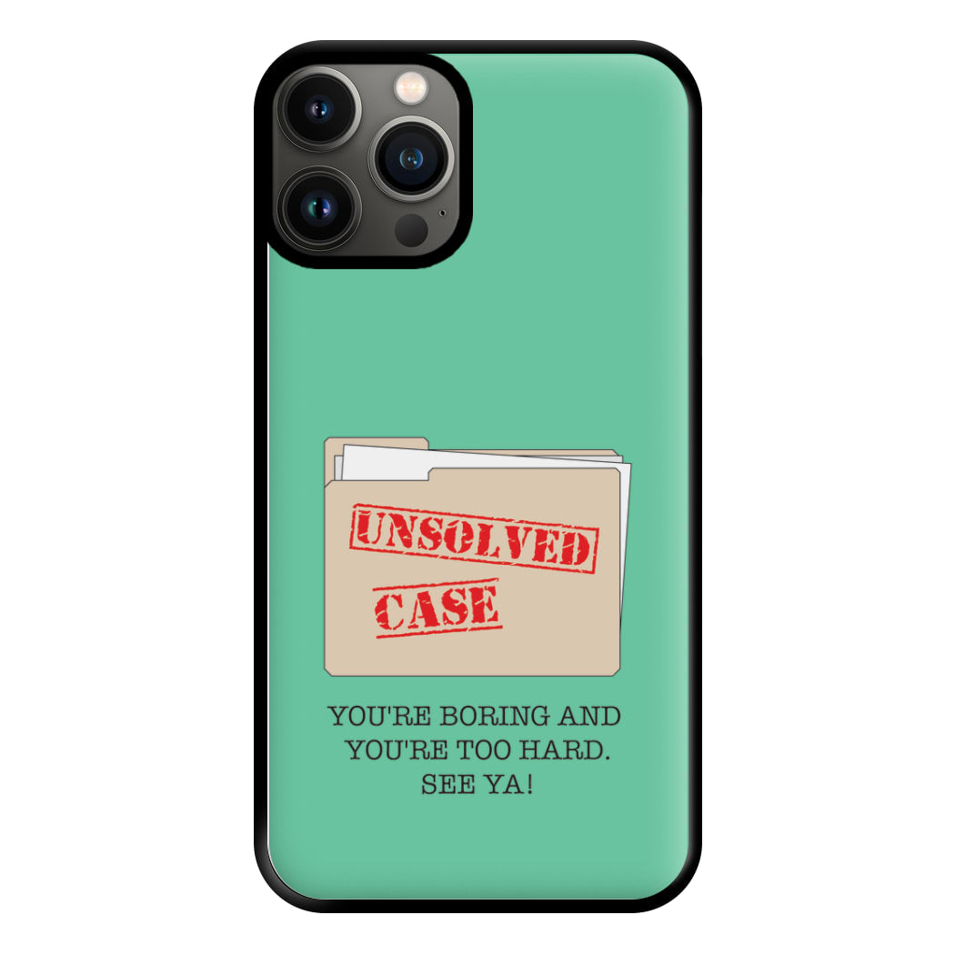 Unsolved Case - B99 Phone Case for iPhone 11 Pro Max