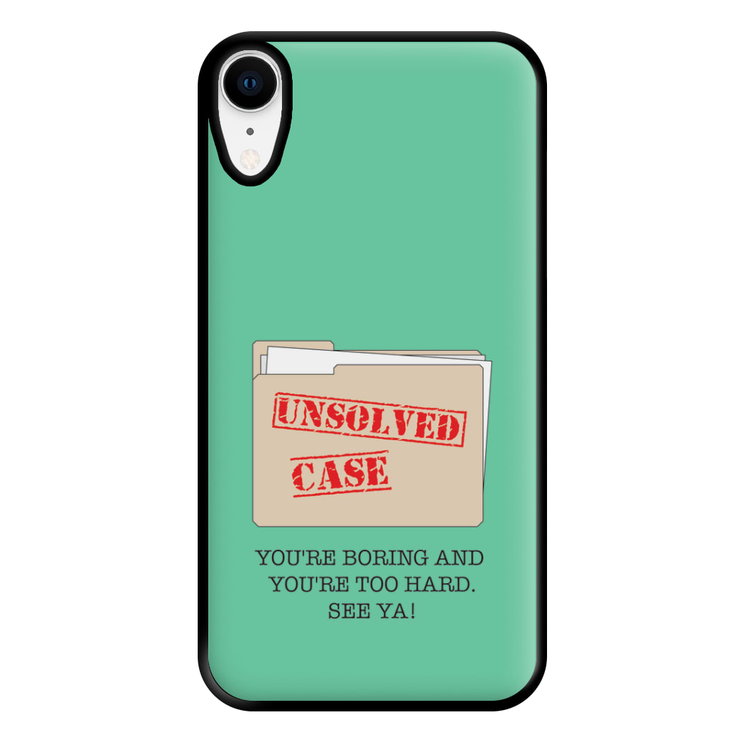 Unsolved Case - B99 Phone Case for iPhone XR