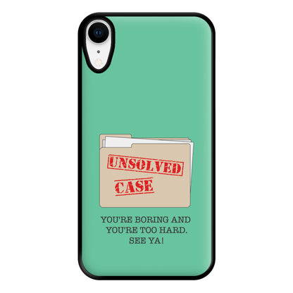 Unsolved Case - B99 Phone Case for iPhone XR