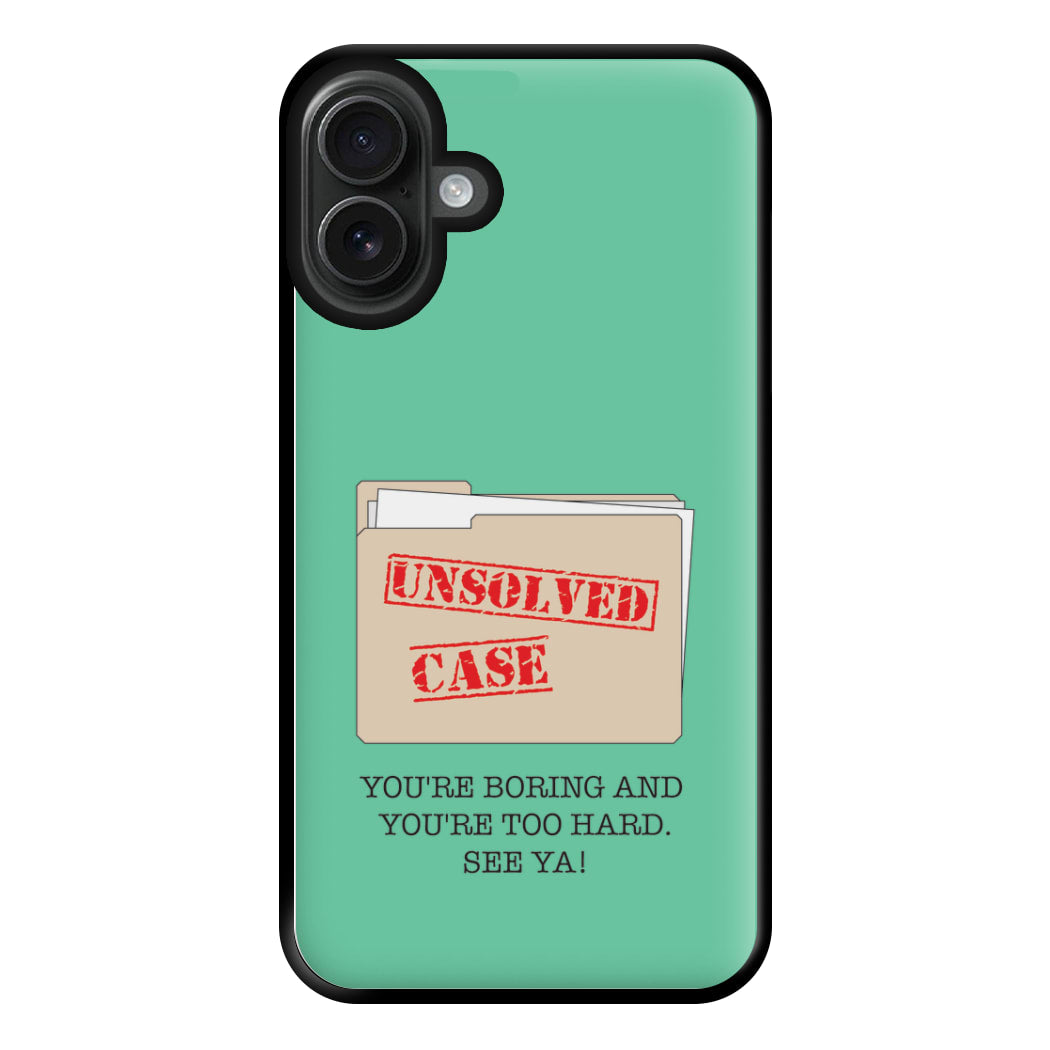 Unsolved Case - B99 Phone Case for iPhone 16 Plus