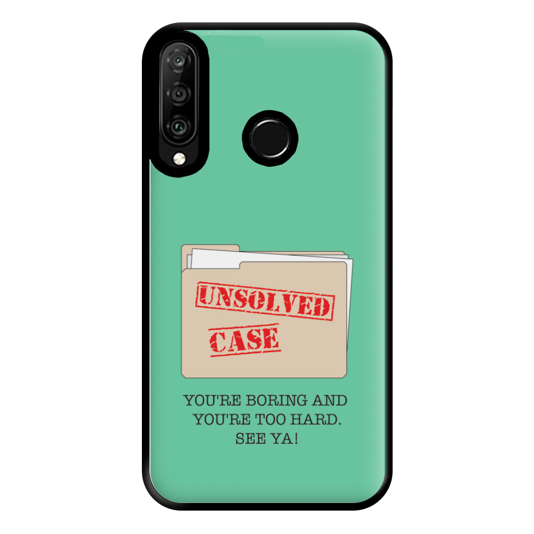 Unsolved Case - B99 Phone Case for Huawei P30 Lite