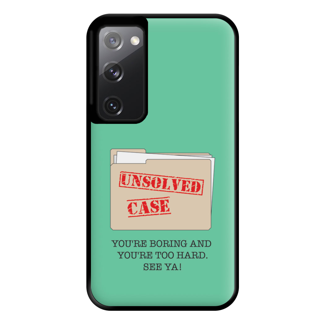 Unsolved Case - B99 Phone Case for Galaxy S20FE