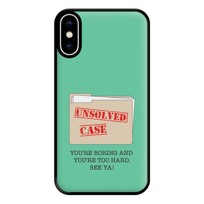 Unsolved Case - B99 Phone Case for iPhone XS Max