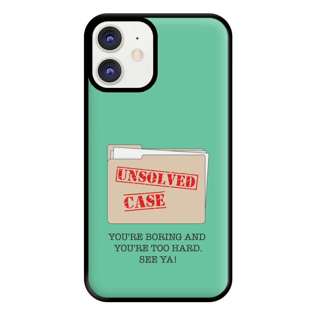 Unsolved Case - B99 Phone Case for iPhone 12 / 12 Pro