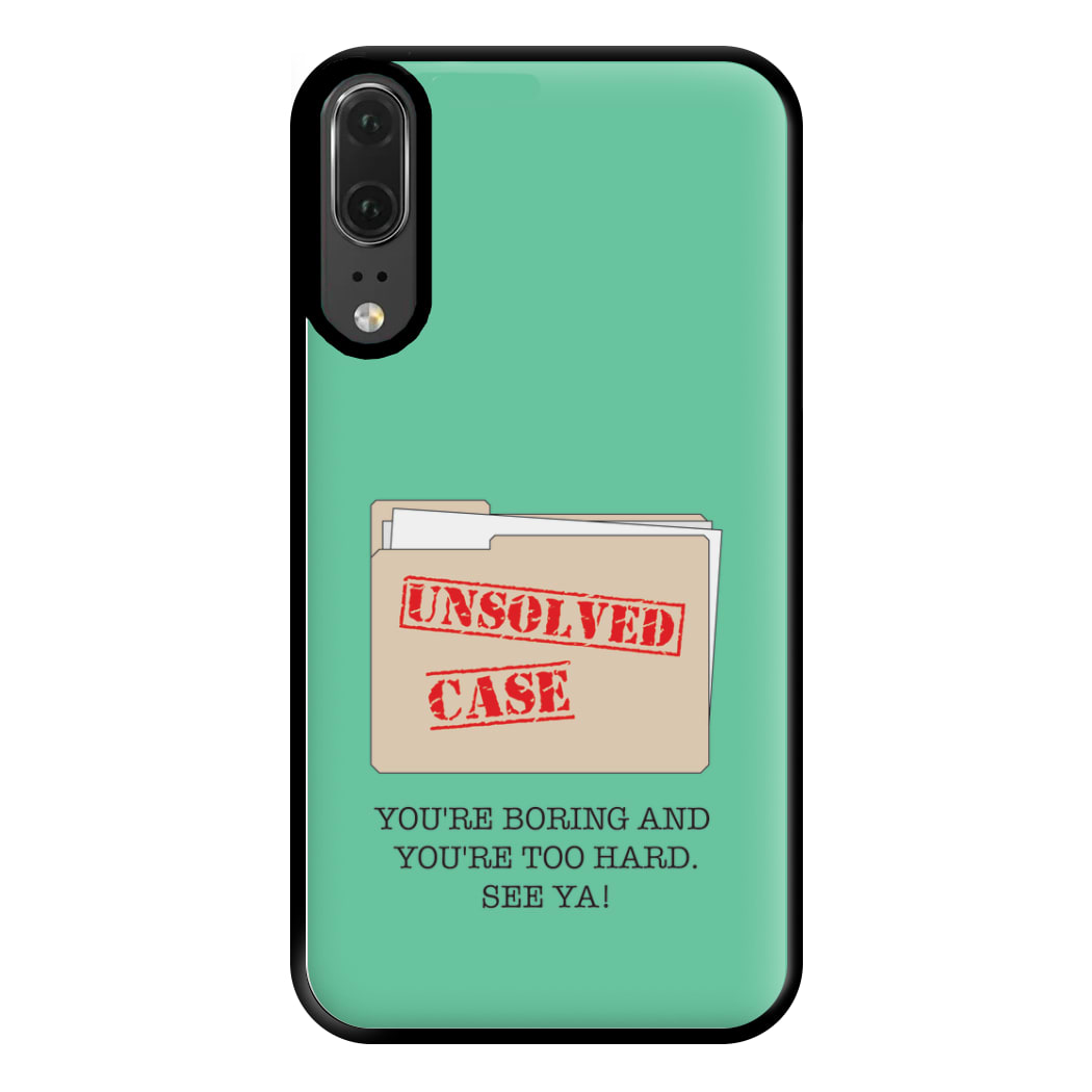 Unsolved Case - B99 Phone Case for Huawei P20