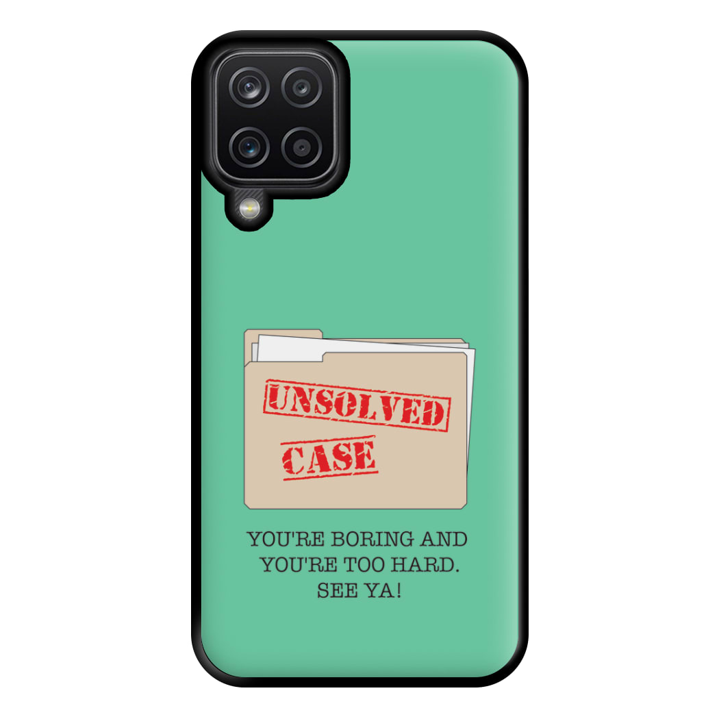 Unsolved Case - B99 Phone Case for Galaxy A12