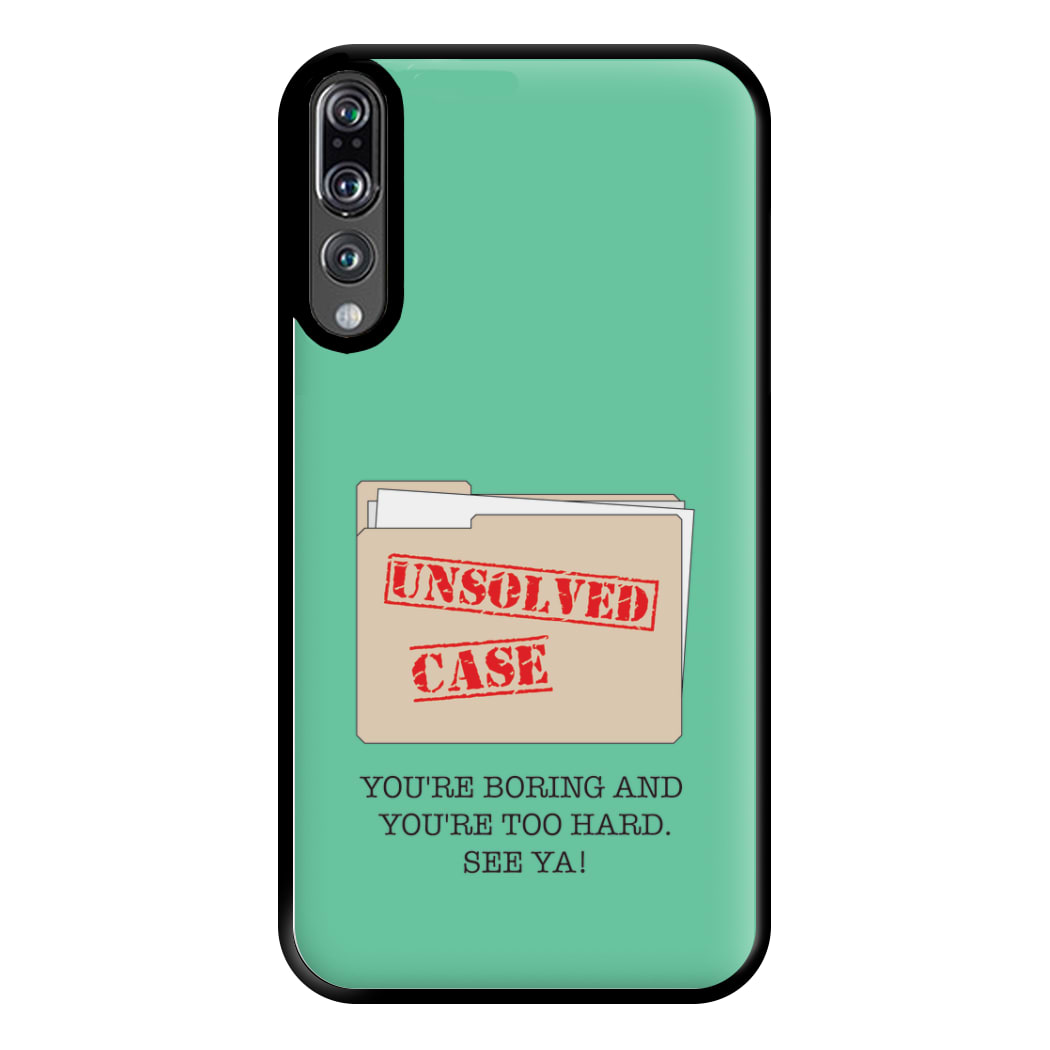 Unsolved Case - B99 Phone Case for Huawei P20 Pro