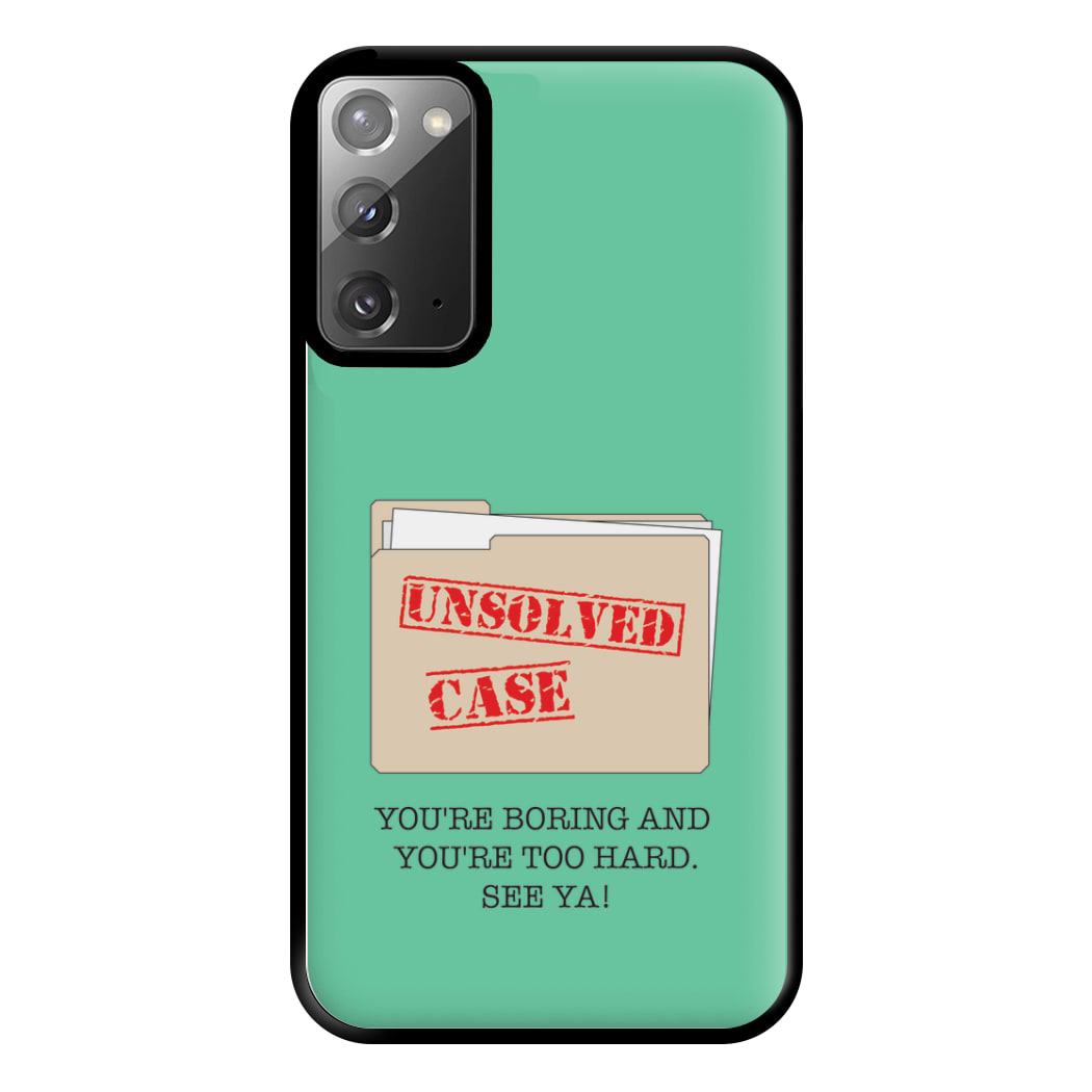 Unsolved Case - B99 Phone Case for Galaxy Note 20 Ultra