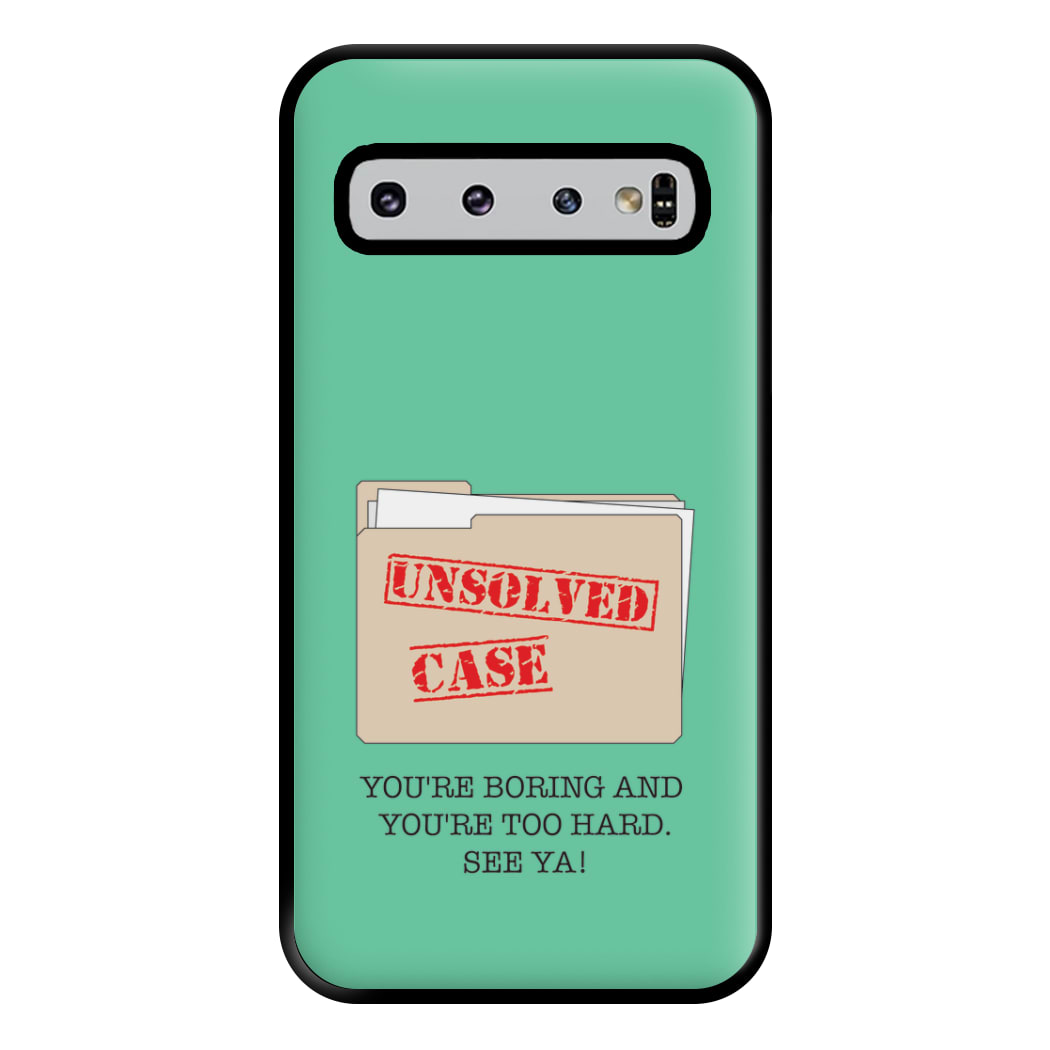 Unsolved Case - B99 Phone Case for Galaxy S10 Plus