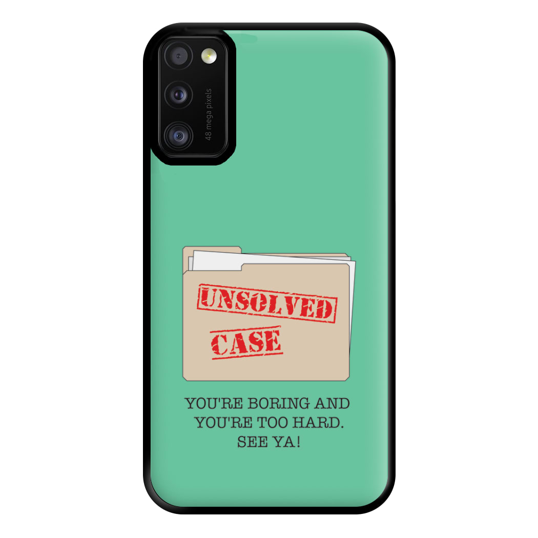 Unsolved Case - B99 Phone Case for Galaxy A41