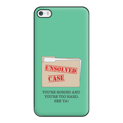 Unsolved Case - B99 Phone Case for iPhone 5 / 5s / SE 2016