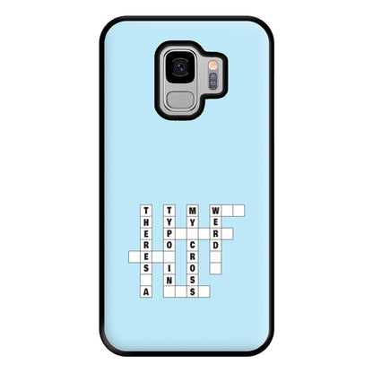 Theres A Typo - B99 Phone Case for Galaxy S9 Plus